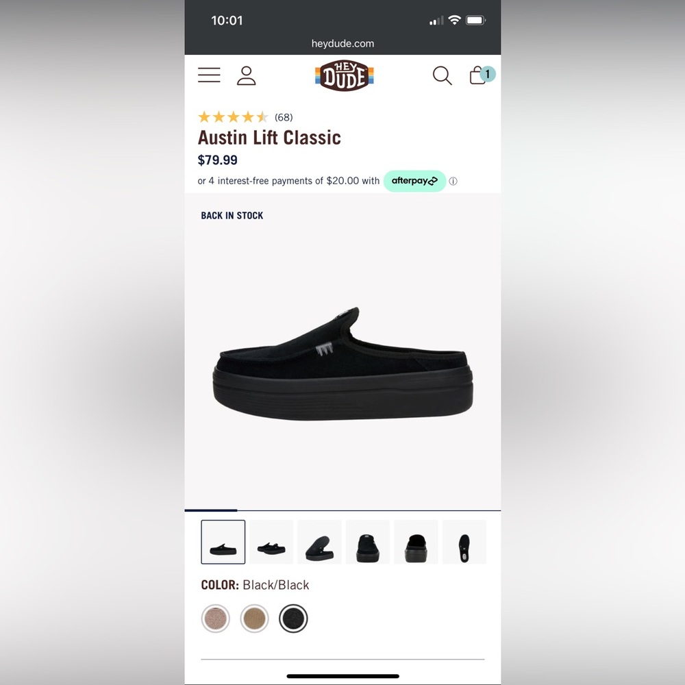 Hey Dude Austin Lift Classic shoe